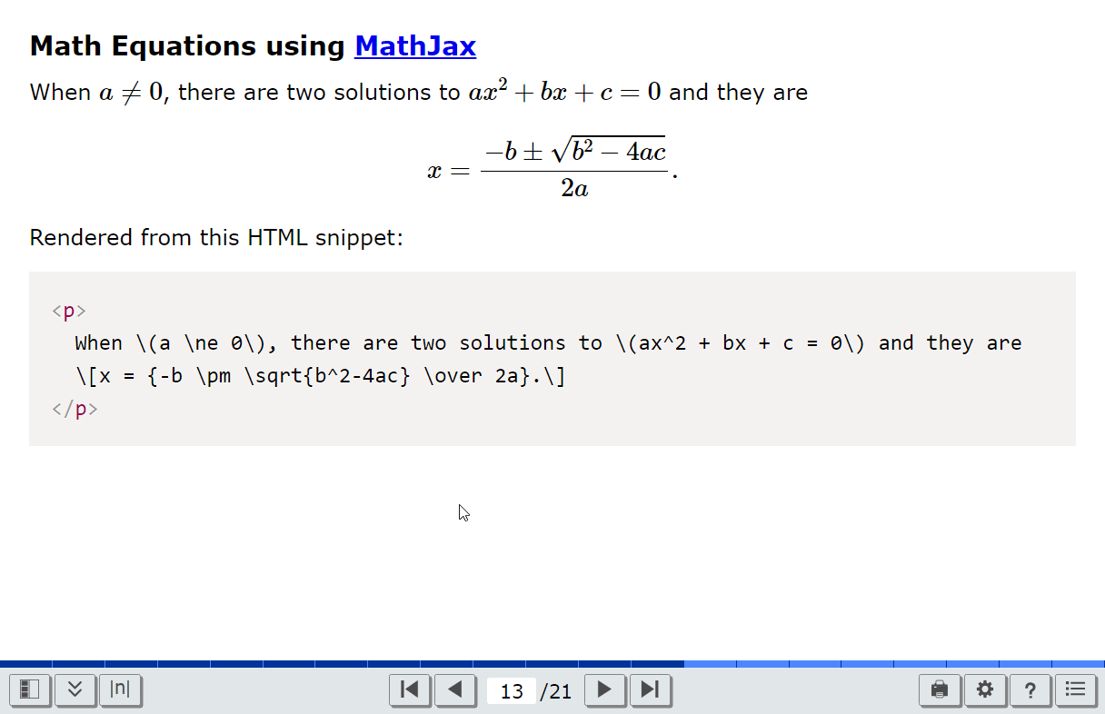 An animation shows the all slides view, in which all slides are stacked vertically, generating a single scrollable HTML page.